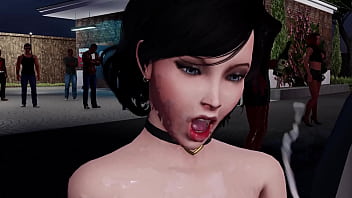 Pina slut kemistry fucks in public