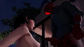 Pina slut kemistry fucks in public