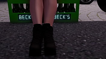 Pina slut kemistry fucks in public