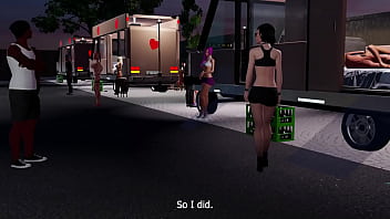 Pina slut kemistry fucks in public