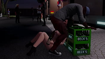 Pina slut kemistry fucks in public