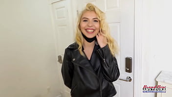 Lovely blonde sophia sweet masturbtes fingering her pussy with a sex toy