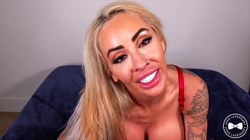 Bimbo slut danae mari with massive boobs takes bbc creampie