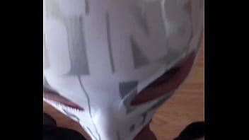 Zentai doll throat fucked & used like a human fucktoy