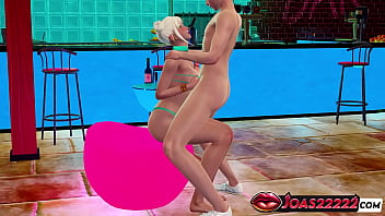 Hentai pool experience with qiyana rule34 animation titjob handjob service for huge cock & blowjob cumshot in honey select 2