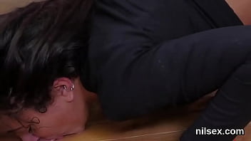 Fierce joy girl gets her fuckholes opened and deeply poked