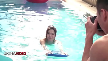 Sensual japanese beauty shares intimate moments with lover