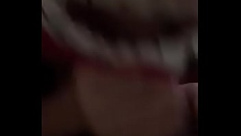 Slobbering all over my cock