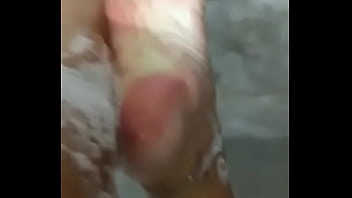 Delicious feet in the bathroom