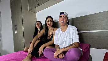 Com duas novatas na cama entrou a terceira e o camera aí virou orgia bibi mendes cristal ortega