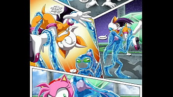 Chaos comendo a amy tikal e rugu