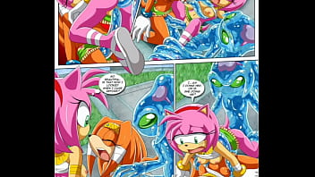 Chaos comendo a amy tikal e rugu