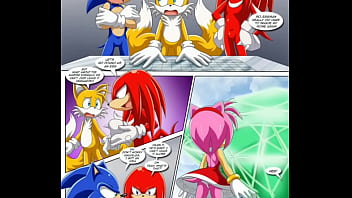 Chaos comendo a amy tikal e rugu