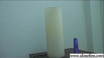 Horny girl get on tape perfoming strange masturbation movie 20