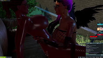 Luna Skylar In 3dxchat Cleaning Female Bbc Yummy Cock And Balls In Public thumbnail