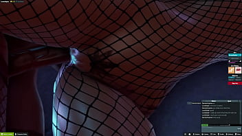 Luna skylar in 3dxchat cleaning female bbc yummy cock and balls in public