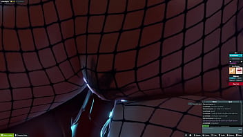 Luna skylar in 3dxchat cleaning female bbc yummy cock and balls in public