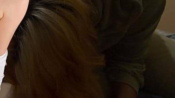 Caught watching threesome porn by step sister but she offers to help out