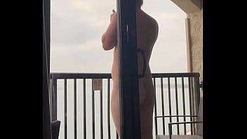 Having a smoke in san diego looking at the water