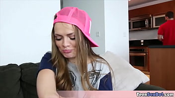 Long legged petite teen gets destroyed by a huge cock