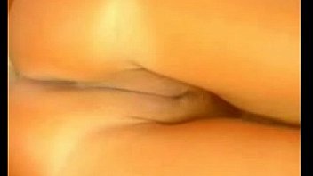 Blonde with small tits plays with herself on cam