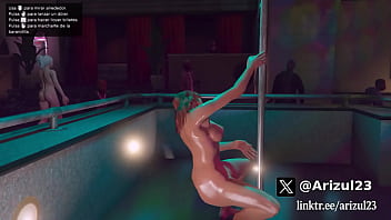 Sexy tekken girl katarina alves dancing at the club