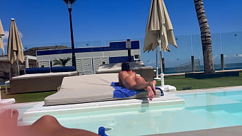 Spying on a hot tourist at the resort best ass i've ever seen i fuck her in her room