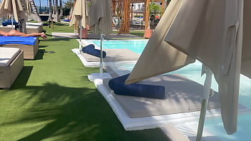 Spying on a hot tourist at the resort best ass i've ever seen i fuck her in her room