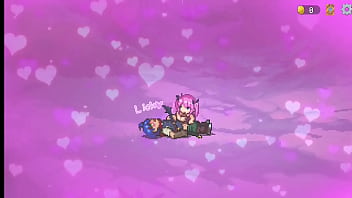 性感的女人和興奮的男人進行快樂的性交