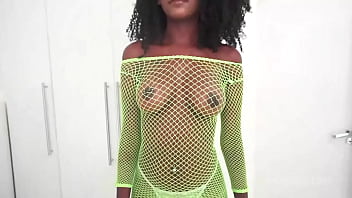 Just turned 19 years old 2 days ago jenny pretinha shoots her first porn and anal with brazil biggest cock anal ebony