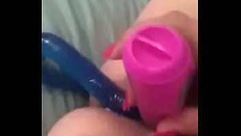 Having fun with a big toy