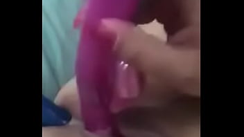 Having fun with a big toy