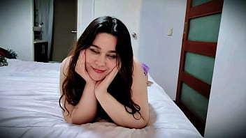 Nicole gets her thick body and hairy pussy all greased up