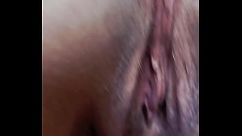 Sexy mature lady bending over and spreading her sex