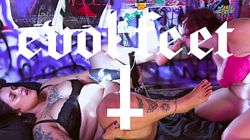 Soles focused on pleasure