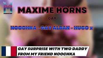 Two daddies one eager hole and so much cum they took me hard deep and without mercy and i loved every seco