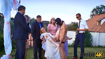 Bride4k wedding sex and shy bride with nice tits hot sex with andrea & falco white