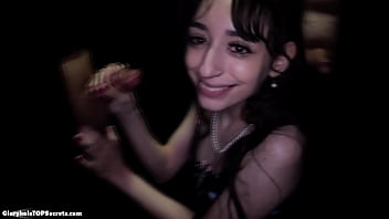 Fantastic deepthroating and cock sucking violet