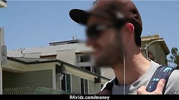 Cute teen sucked and fucked for cash 23