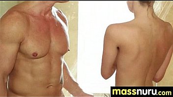 Slippery nuru massage for lucky dude 28