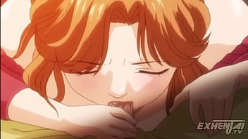 Madrastra le hace su primera paja hentai sin censura