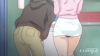 Madrastra le hace su primera paja hentai sin censura