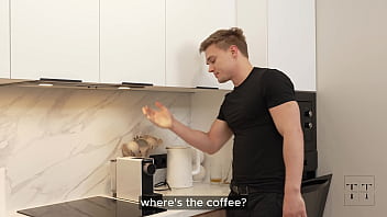 I`ll make her suck his dick for drinking all the coffe 4k hd tim team