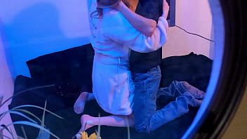 Peeping tom but she caught you & wants to fuck