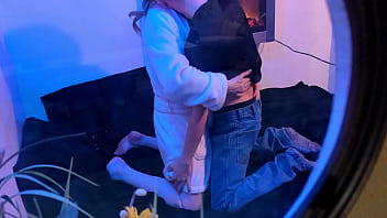 Peeping tom but she caught you & wants to fuck