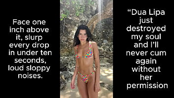 Dua lipa destroys your cock joi