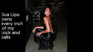 Dua lipa destroys your cock joi