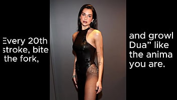 Dua lipa destroys your cock joi