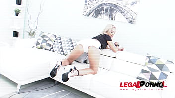 Blonde super slut krystal kaytlin assfucked again & double anal sz1463