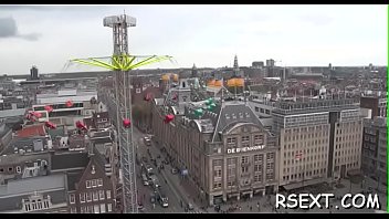 Skinny babe's peach licked hard